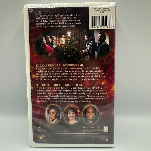 Touched By An Angel Holiday Edition 1999 VHS 2 Episodes Drama Family Roma Downey - Picture 2 of 2